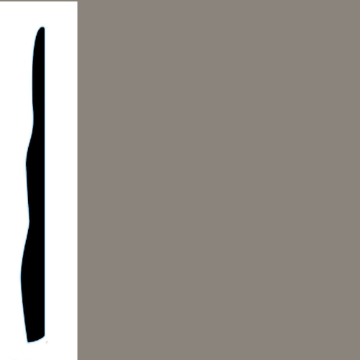 Picture of VPI Corp. - Low Dirt Retention Wallbase LDR4 5 1/2-inch Pewter