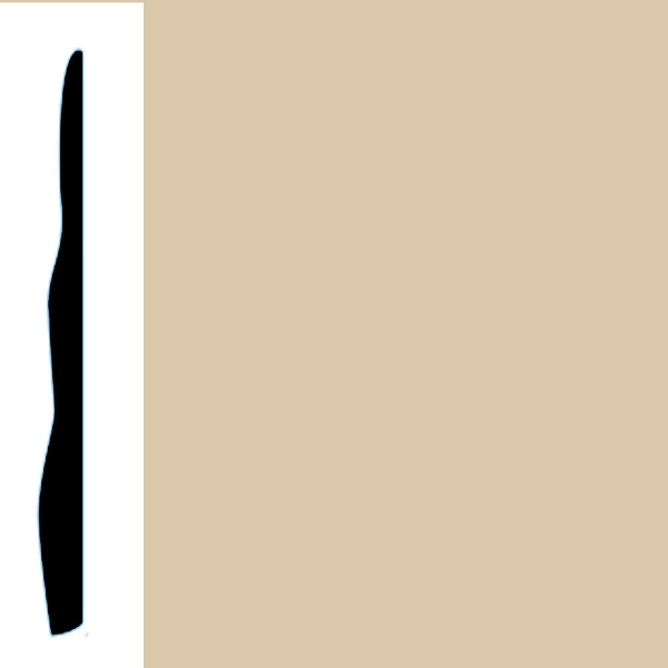 Picture of VPI Corp. - Low Dirt Retention Wallbase LDR4 5 1/2-inch Sahara