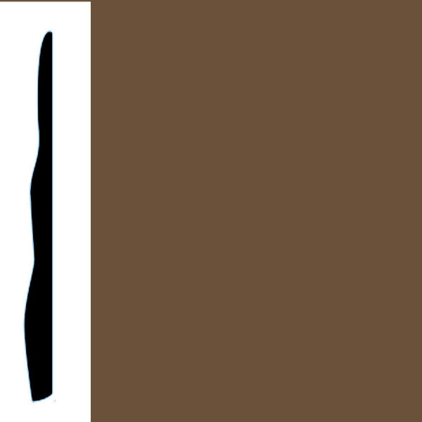 Picture of VPI Corp. - Low Dirt Retention Wallbase LDR4 5 1/2-inch Spice