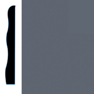 Picture of VPI Corp. - Low Dirt Retention Wallbase LDR5 3 1/2-inch Charcoal Slate