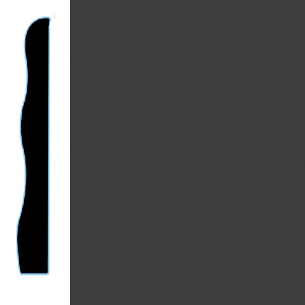 Picture of VPI Corp. - Low Dirt Retention Wallbase LDR5 3 1/2-inch Graphite