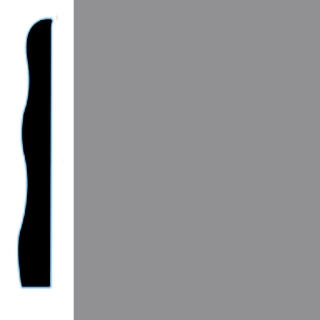 Picture of VPI Corp. - Low Dirt Retention Wallbase LDR5 3 1/2-inch London Fog