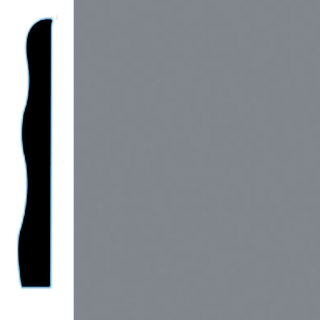 Picture of VPI Corp. - Low Dirt Retention Wallbase LDR5 3 1/2-inch Silver Sable