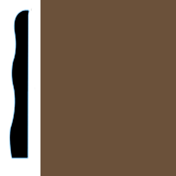 Picture of VPI Corp. - Low Dirt Retention Wallbase LDR5 3 1/2-inch Spice