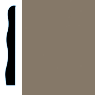 Picture of VPI Corp. - Low Dirt Retention Wallbase LDR5 3 1/2-inch Taupe