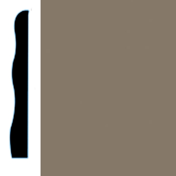 Picture of VPI Corp. - Low Dirt Retention Wallbase LDR5 3 1/2-inch Taupe