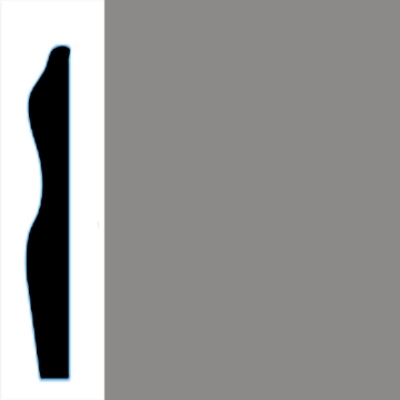 Picture of VPI Corp. - Low Dirt Retention Wallbase LDR6 3-inch Alloy