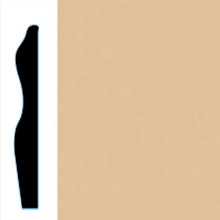 Picture of VPI Corp. - Low Dirt Retention Wallbase LDR6 3-inch Cafe Au Lait