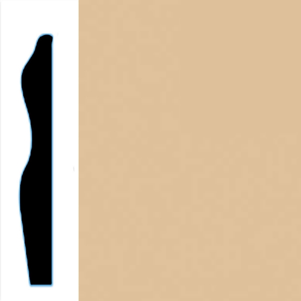 Picture of VPI Corp. - Low Dirt Retention Wallbase LDR6 3-inch Cafe Au Lait