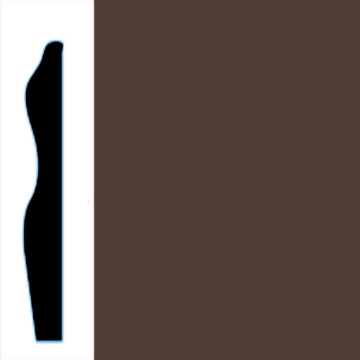 Picture of VPI Corp. - Low Dirt Retention Wallbase LDR6 3-inch Cappuccino