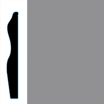 Picture of VPI Corp. - Low Dirt Retention Wallbase LDR6 3-inch London Fog