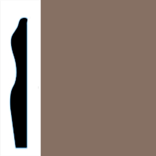 Picture of VPI Corp. - Low Dirt Retention Wallbase LDR6 3-inch Toast