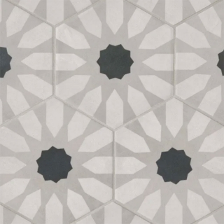 Picture of Bedrosians - Allora Hexagon Deco Fiore