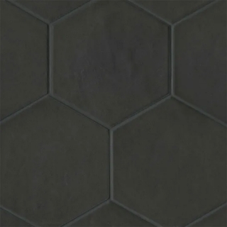 Picture of Bedrosians - Allora Hexagon Solid Black