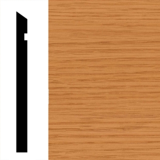 Picture of Johnsonite - Masquerade Reveal 4.25 Honey Oak