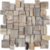 Picture of Bati Orient - Fossil Wood Mosaic Cubic Mix
