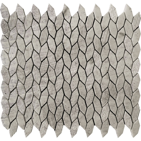 Picture of MiR Mosaic - Bali Leaf Wooden Grey
