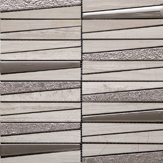 Picture of MiR Mosaic - Cityscape Layers Gray