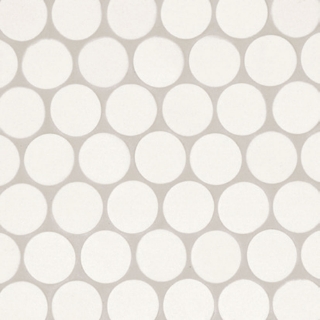 Picture of Bedrosians - Makoto Round Mosaic Shoji White