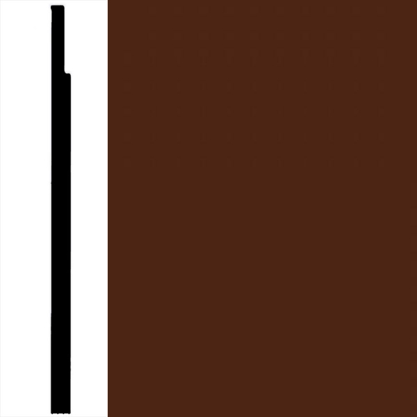 Picture of Burke - Edge Effects Lunar 4 Wall Base Brown