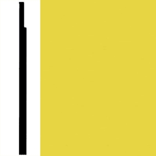 Picture of Burke - Edge Effects Lunar 4 Wall Base Daffodil