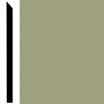 Picture of Burke - Edge Effects Simple 4 1/4 Wall Base Frosted Jade