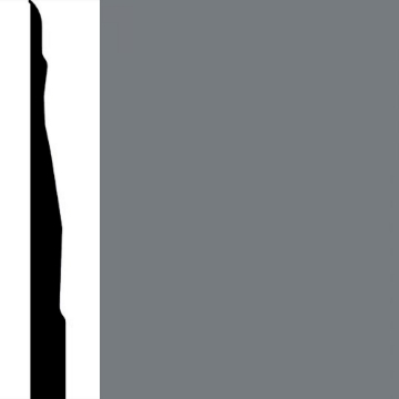 Picture of Burke - Edge Effects Marquee 4 1/4 Wall Base Charcoal