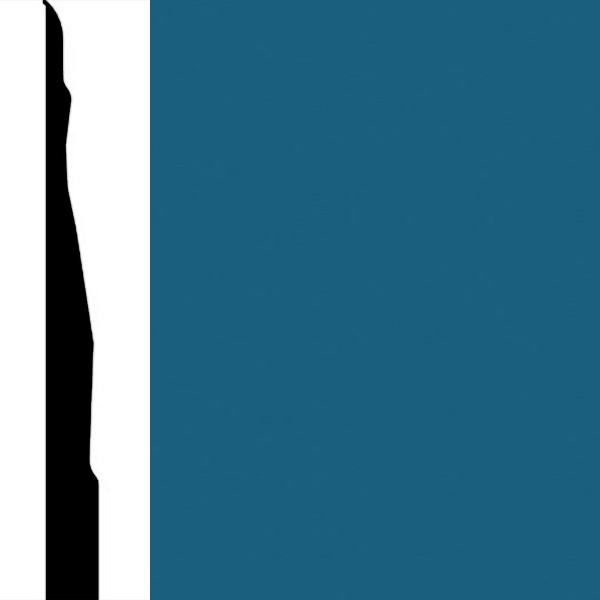 Picture of Burke - Edge Effects Marquee 4 1/4 Wall Base Ocean Blue