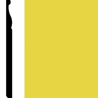 Picture of Burke - Edge Effects Regal 5 1/4 Wall Base Daffodil