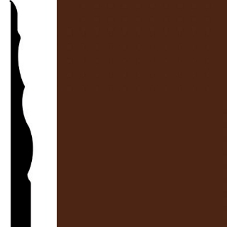 Picture of Burke - Edge Effects Sophisticate 4 1/4 Wall Base Brown