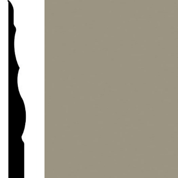 Picture of Burke - Edge Effects Sophisticate 4 1/4 Wall Base Carmine Gray