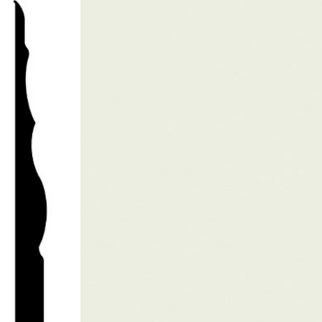 Picture of Burke - Edge Effects Sophisticate 4 1/4 Wall Base Pearl