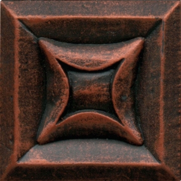Picture of Daltile - Armor Square Guilded Copper Star