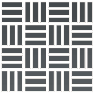 Picture of Daltile - Color Wheel Mosaic Lattice Weave Chalkboard