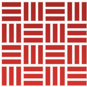 Picture of Daltile - Color Wheel Mosaic Lattice Weave Currant