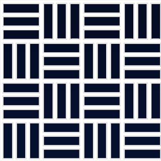 Picture of Daltile - Color Wheel Mosaic Lattice Weave Navy