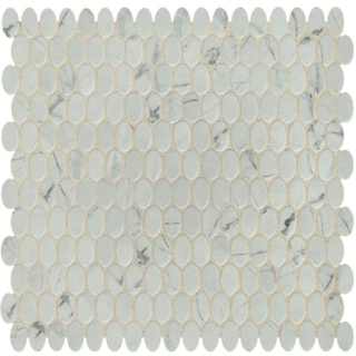 Picture of Daltile - Statuette Oval Silver Satin