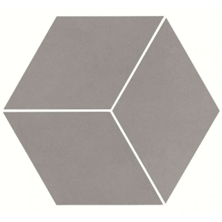 Picture of Daltile - Uniform Mosaics 3D Cube Medium Grey