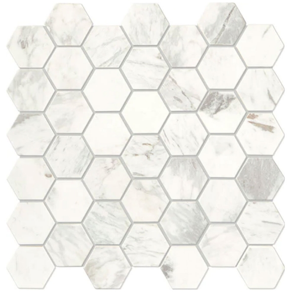 Picture of Daltile - Raine Hexagon Stratus White