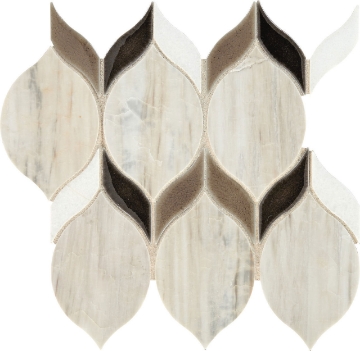 Picture of Daltile - Fonte Double Leaf Pier White Blend