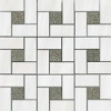 Picture of Happy Floors - Dolomite Pinwheel White