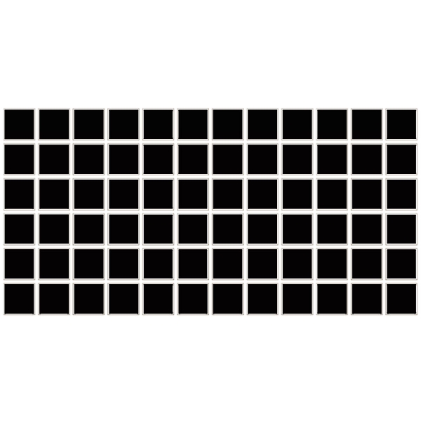 Picture of Daltile - Color Wheel Mosaic Matte Black