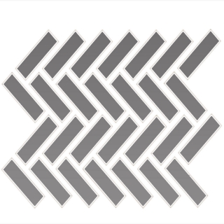 Picture of Daltile - Color Wheel Mosaic Herringbone Matte Suede Grey