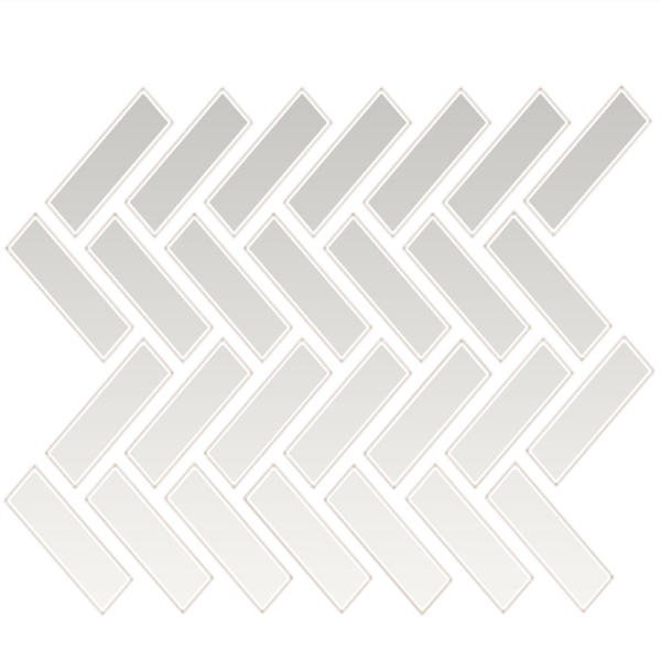 Picture of Daltile - Color Wheel Mosaic Herringbone Matte Arctic White