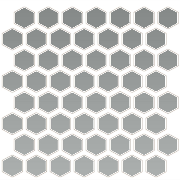 Picture of Daltile - Color Wheel Mosaic Hexagon Matte Desert Grey
