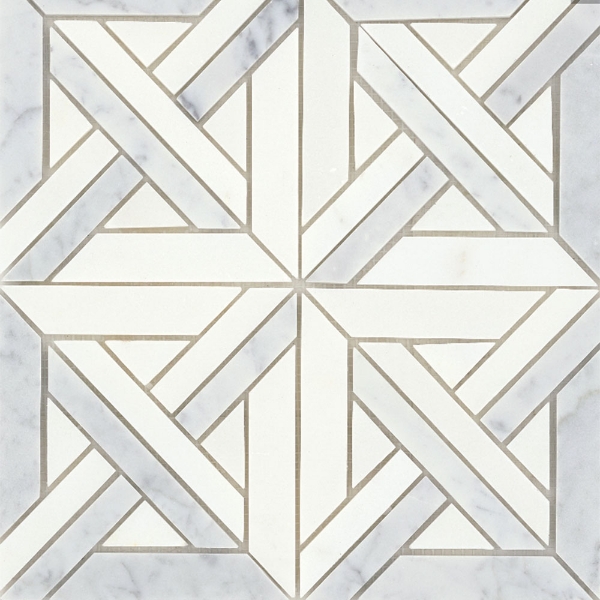 Picture of Emser Tile - Alluro Mosaic Mini Castle Silver