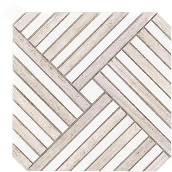 Picture of Emser Tile - Alluro Mosaic Mini Palace Cream