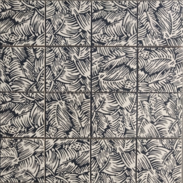 Picture of Bati Orient - Palm Tree Ceramic Black & White