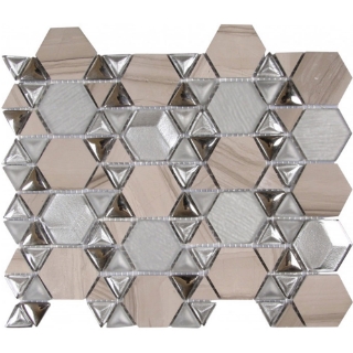 Picture of Bati Orient - Hexagon Mix Silver Grey Mix