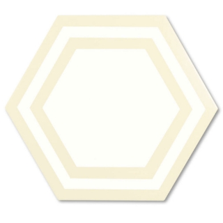 Picture of Adex USA - Floor Hexagon Deco Bone